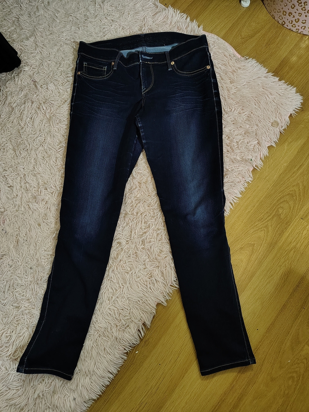 Express Women's Dark Indigo Skinny Jeans